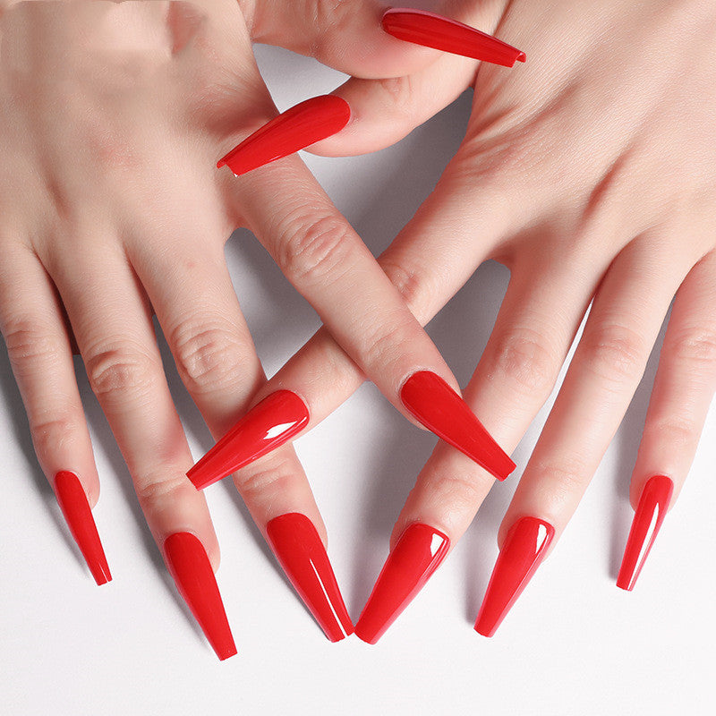 Long Coffin Nails