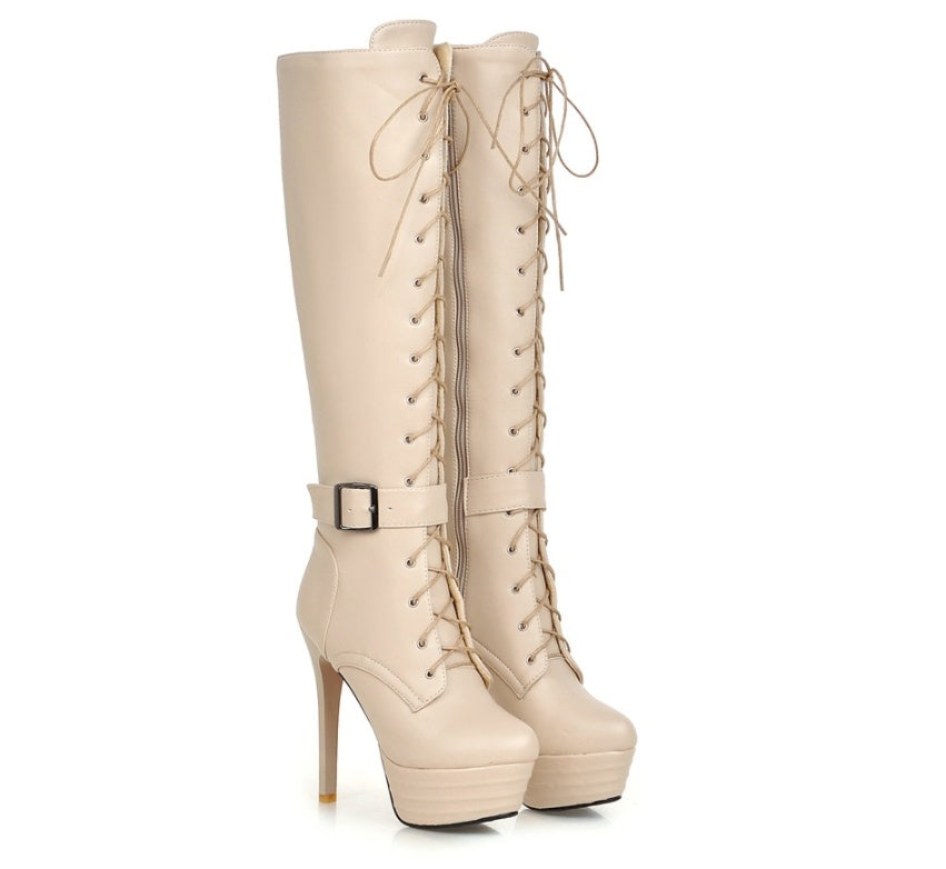 Cross Strap Super High Heel