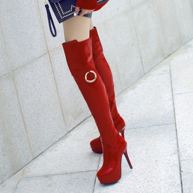 Platform Stilettos Over-the-knee Boots