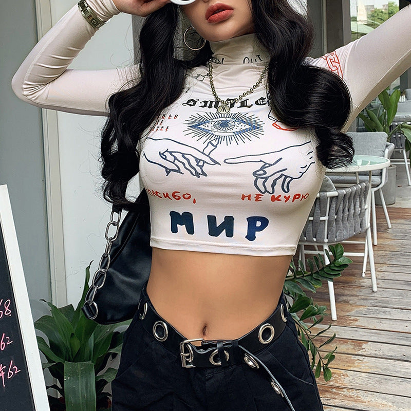 Half Turtleneck Crop