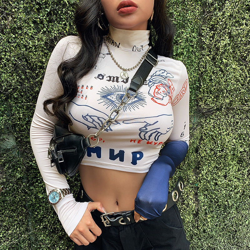 Half Turtleneck Crop
