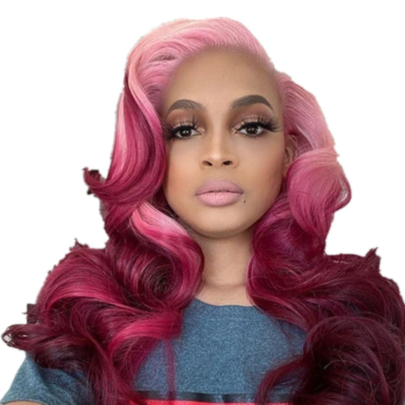 Long Curly Colored Wig