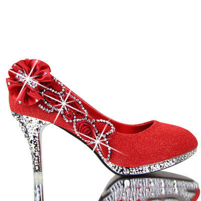 Wedding shoes high heels