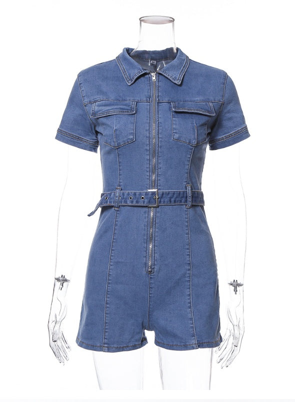 Denim jumpsuit