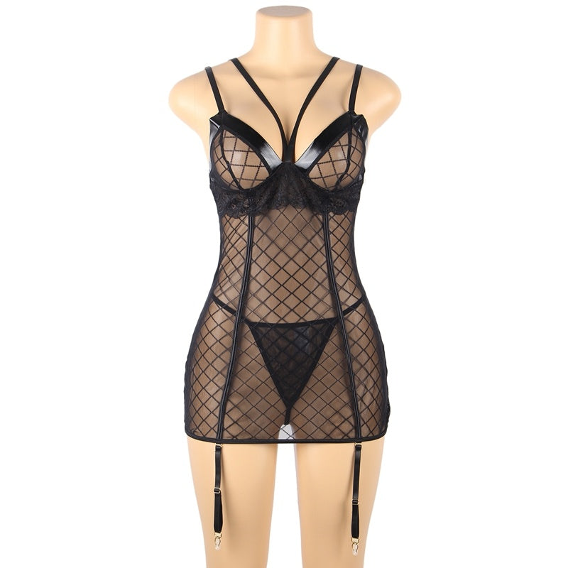 Lace Gartered Lingerie