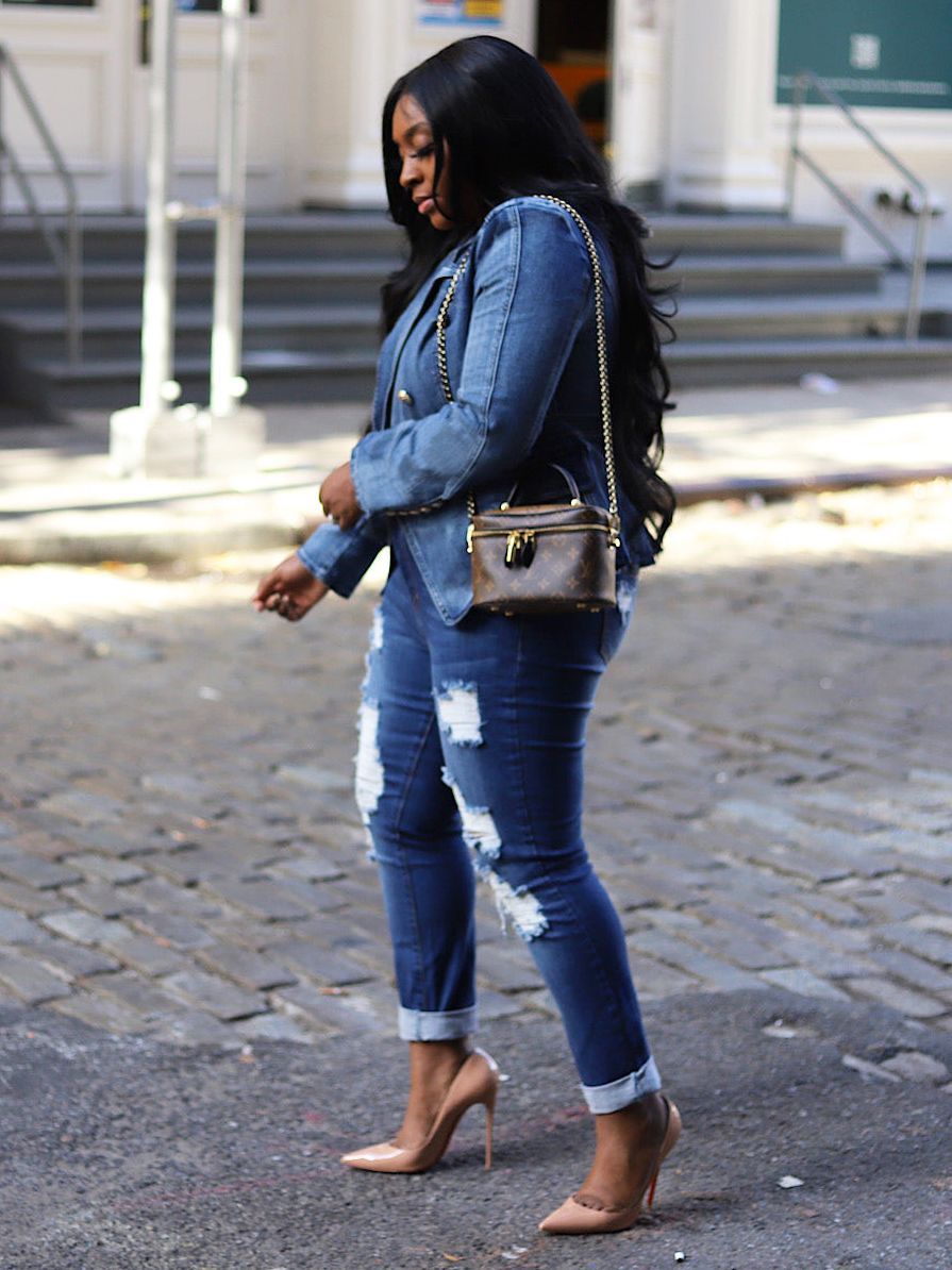 Double-breasted Denim Jacket
