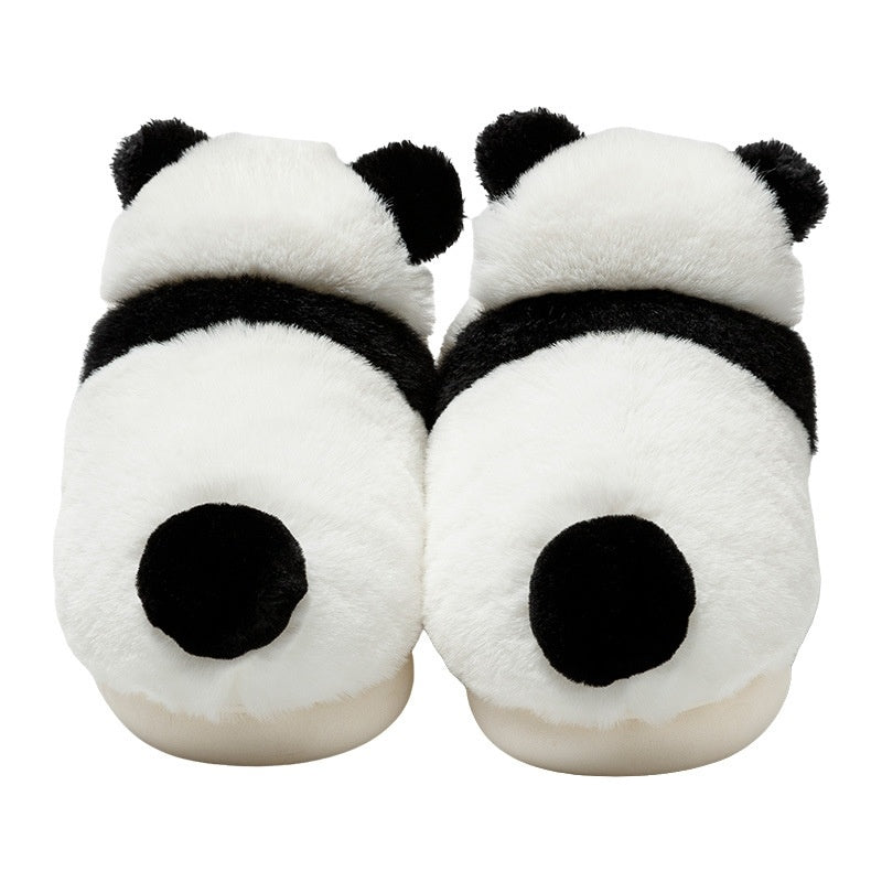 Panda Fleece-lined Slippers