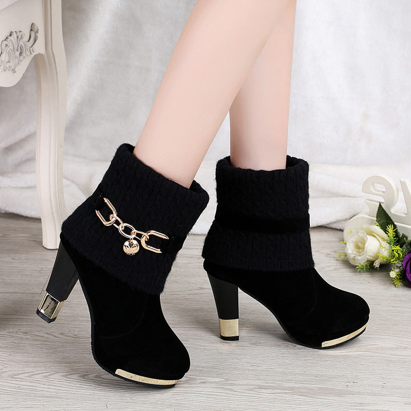 Frosted boots