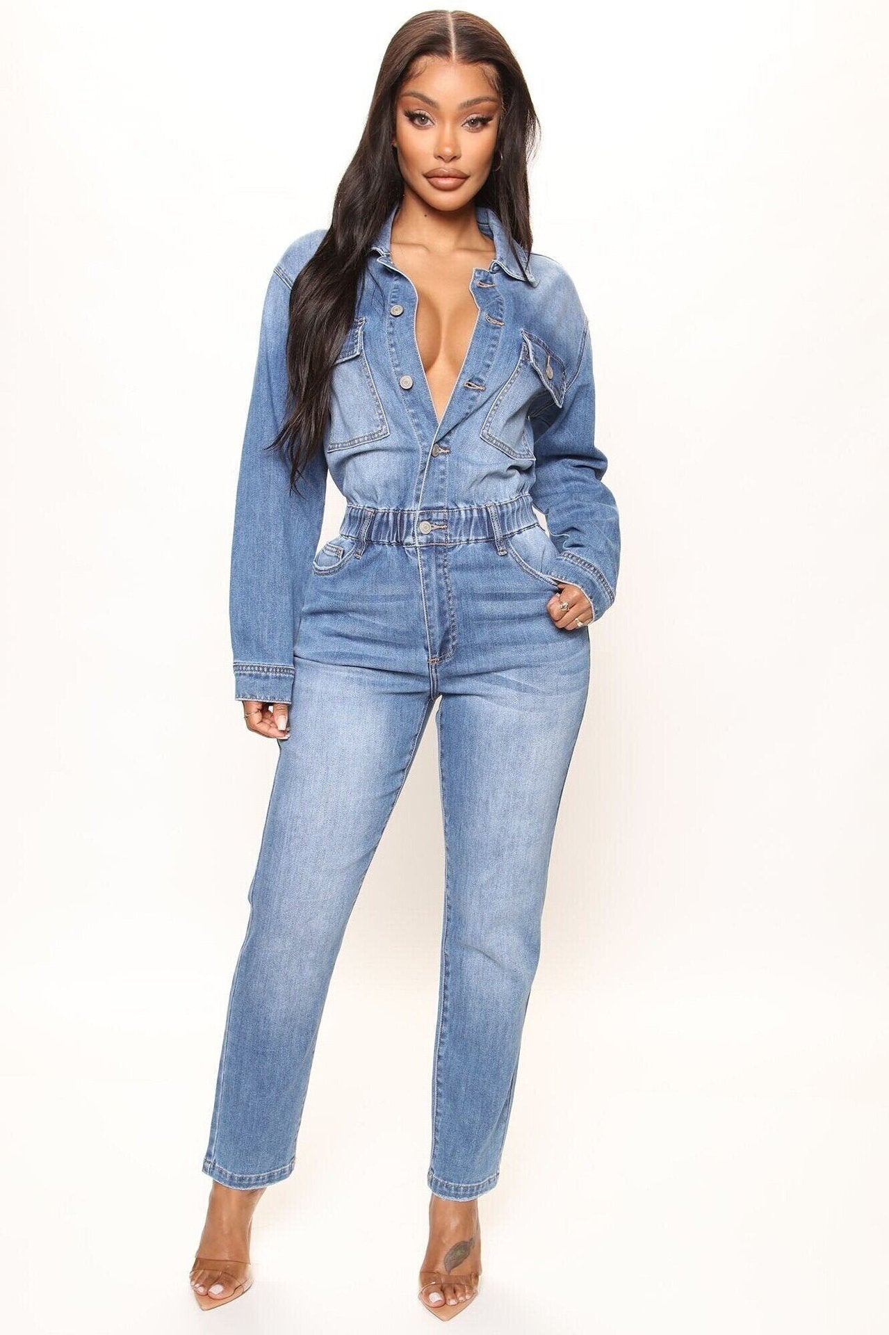 Long Sleeve Jumpsuit