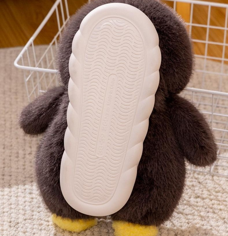Penguin Floor Plush Slippers