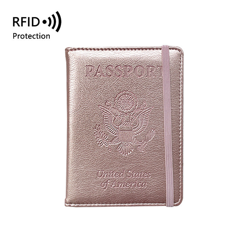 Versatile Travel Leather Passport Case