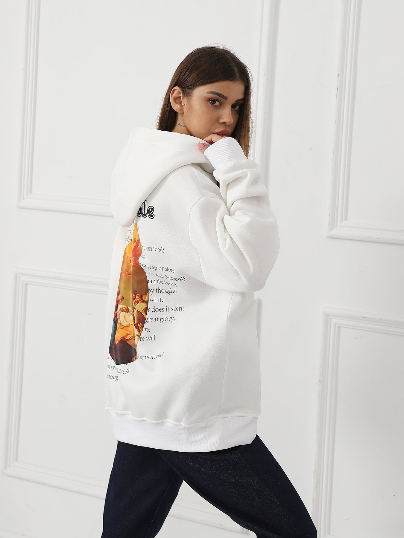 Fashionable Casual Long Sleeved Sweatshirt