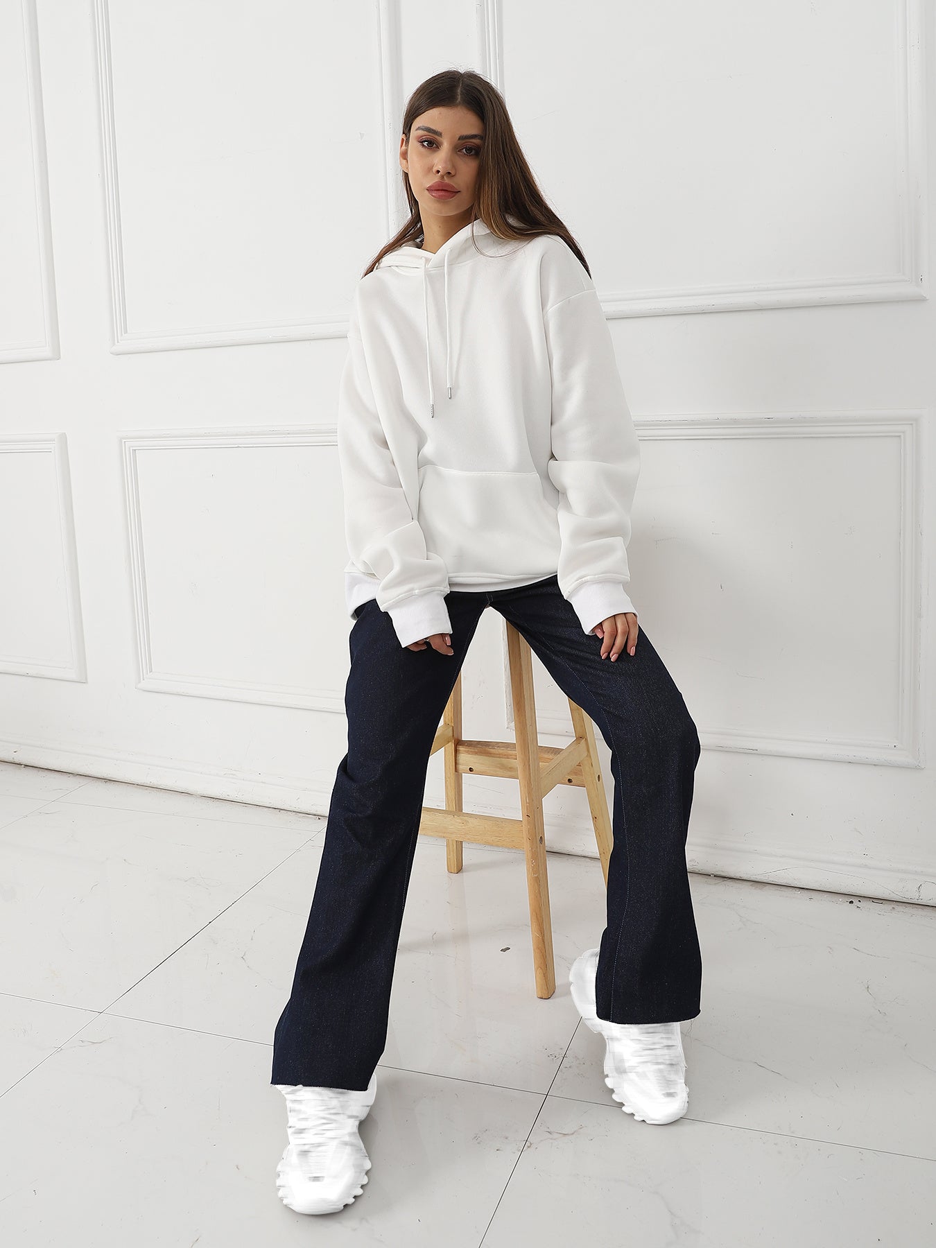 Fashionable Casual Long Sleeved Sweatshirt