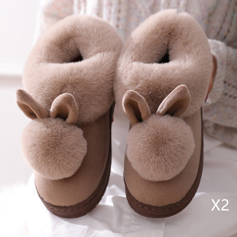 Rabbit Fur Slippers