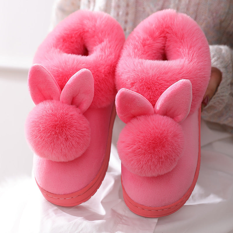 Rabbit Fur Slippers