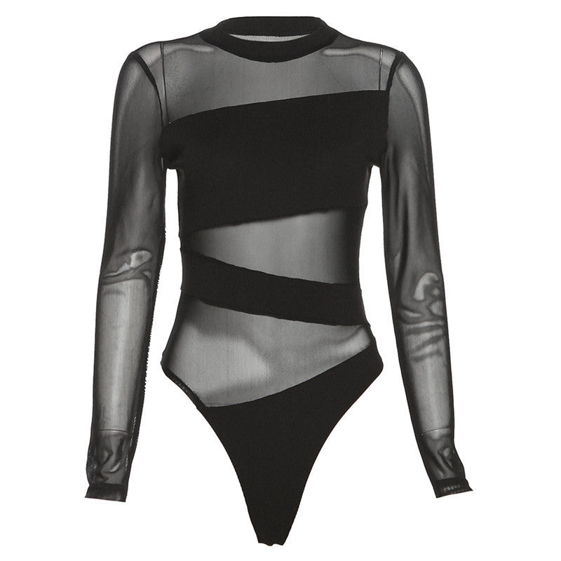 Sheered bodysuit