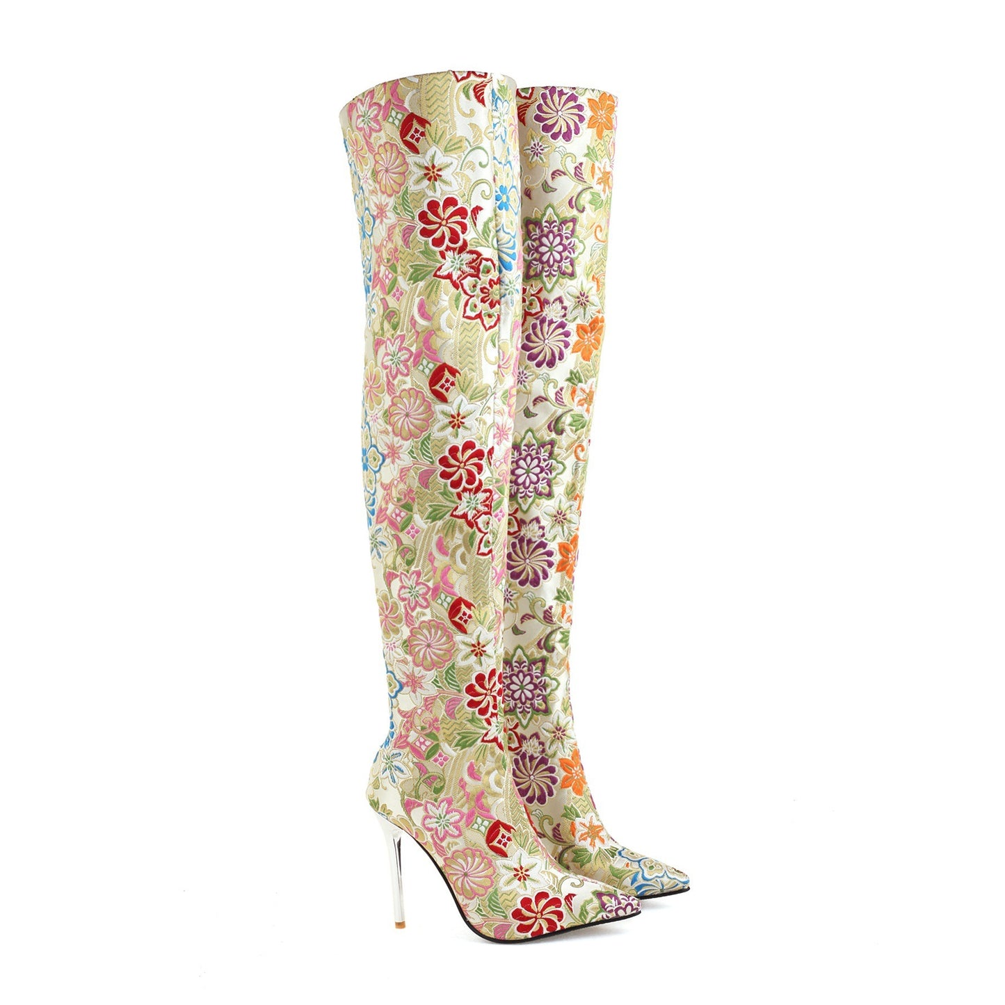Embroidered Stiletto