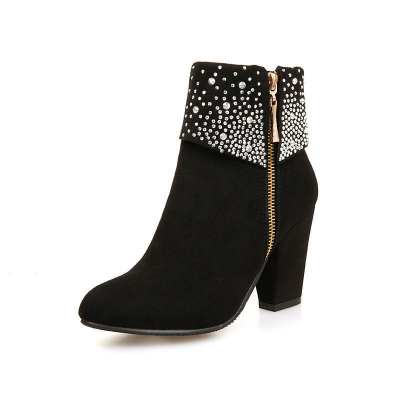 Rhinestone boots
