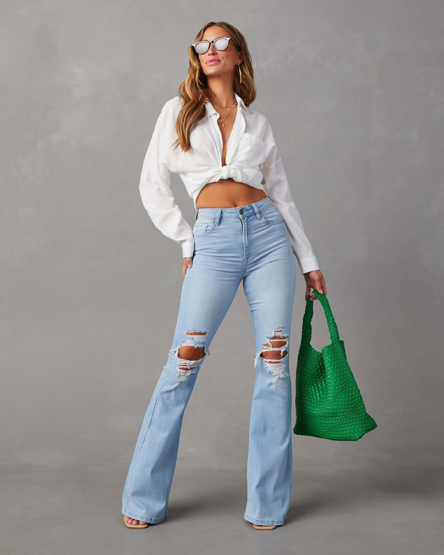 Wide-leg Jeans