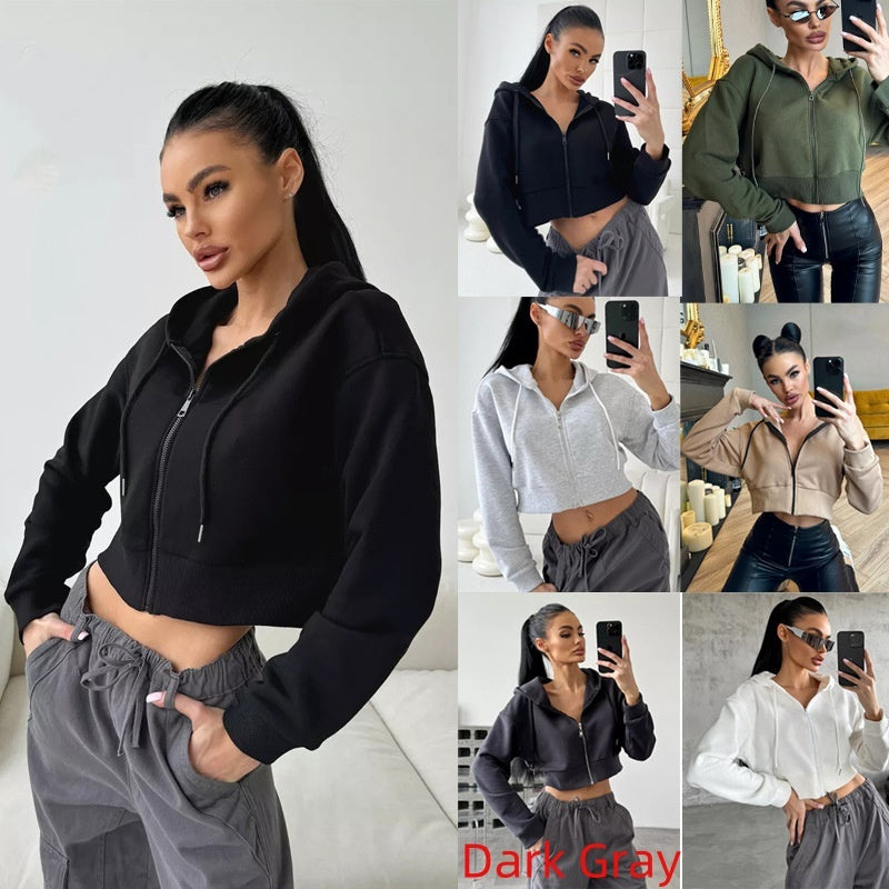 Hooded Drawstring Sweater