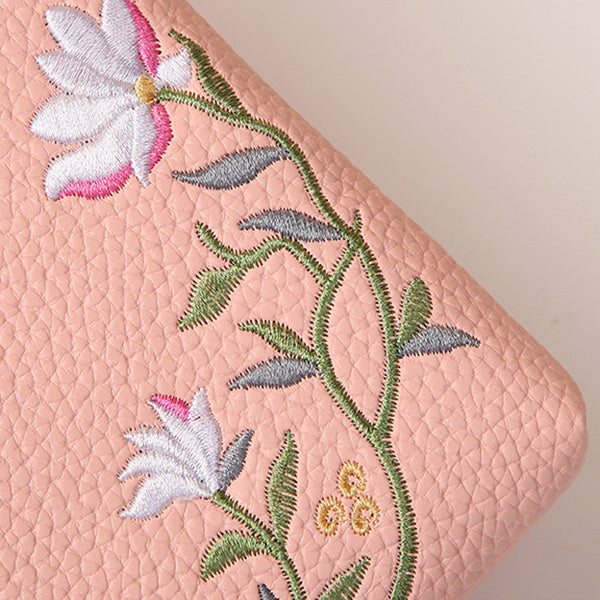Flower Phone Bag With Lock Buckle