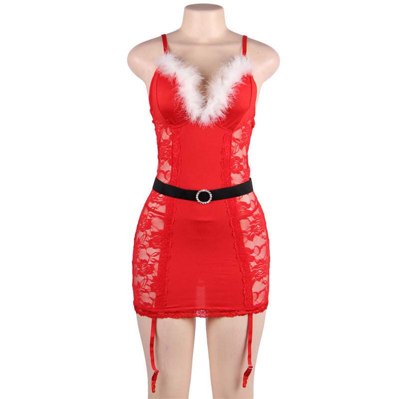 Christmas Lace Nightdress