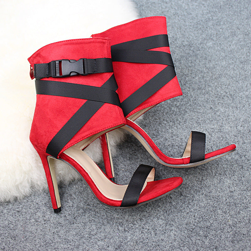 Sexy mutha peep toe heels