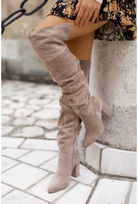 High Heel Suede Women's Over-the-knee Boots