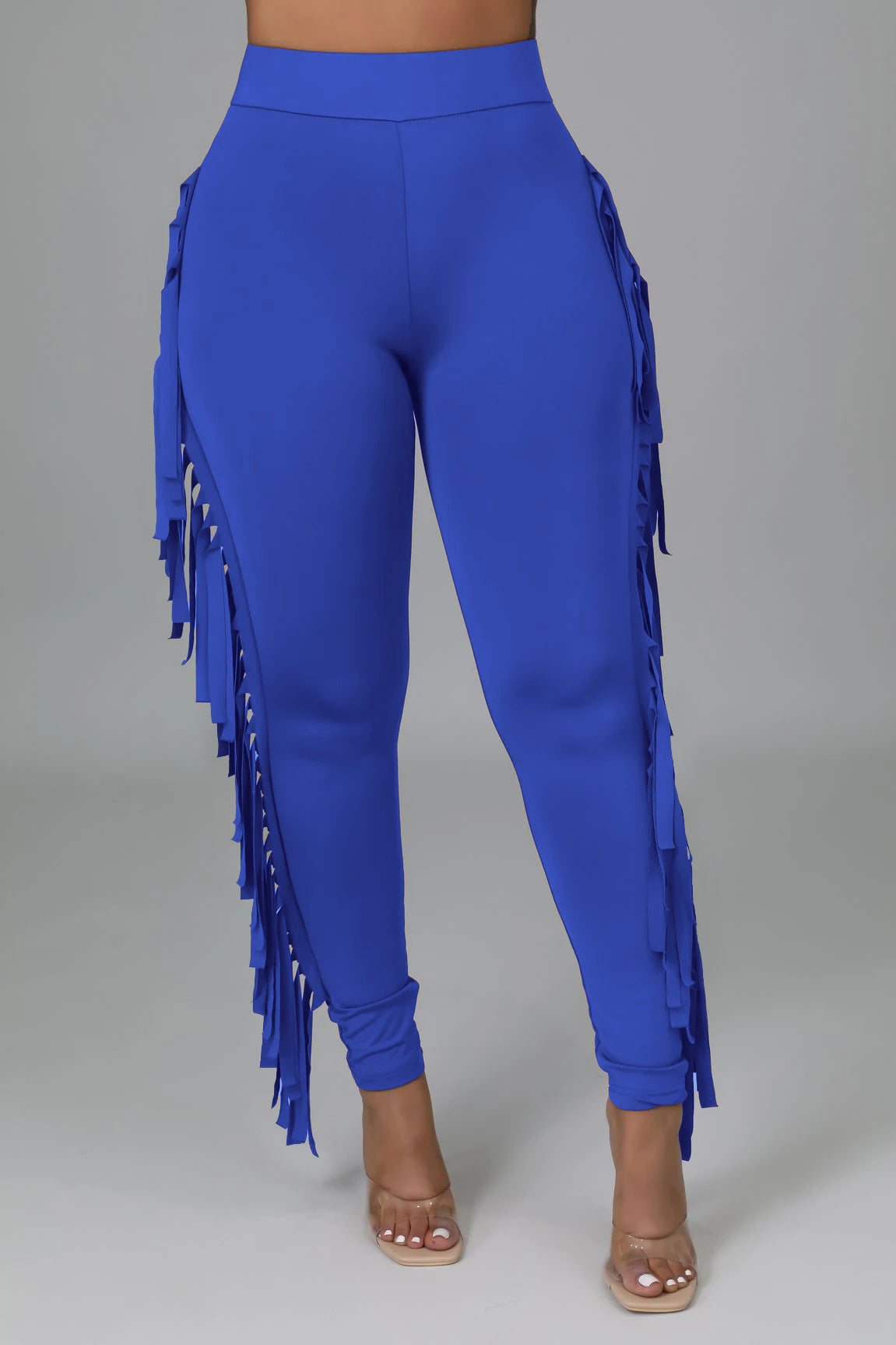 High Waist Tassel Pants