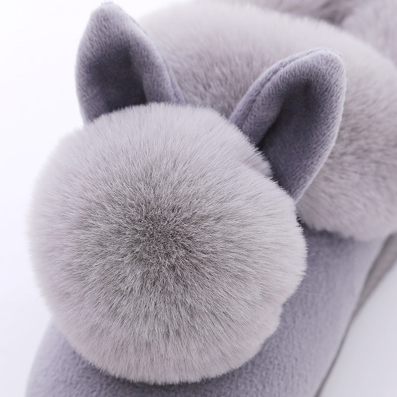 Rabbit Fur Slippers