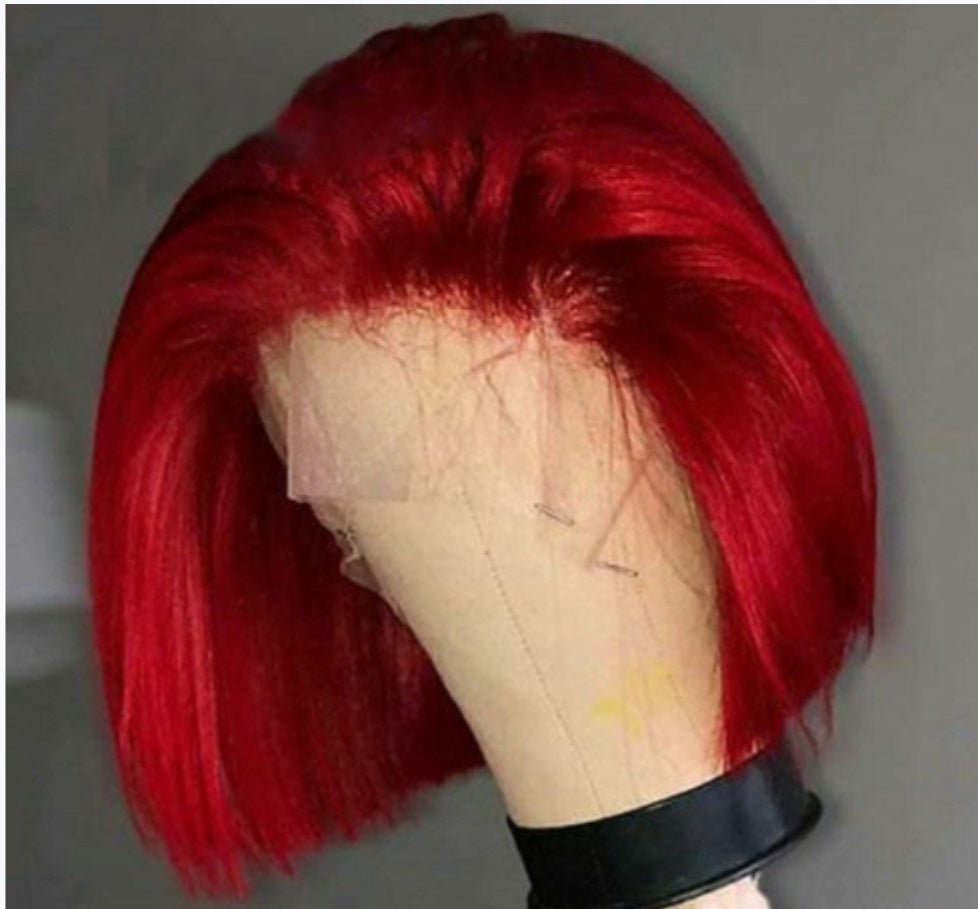Red BOB Short Wig