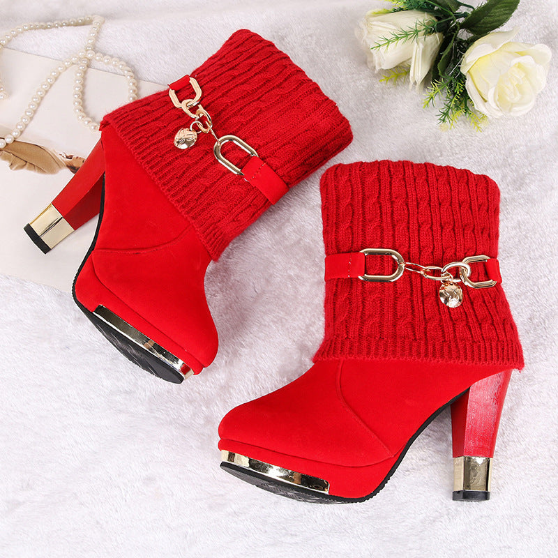Frosted boots