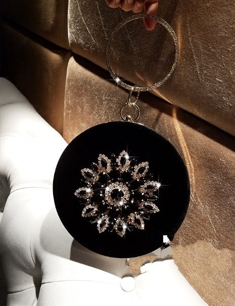 Velvet Diamond Ring Clutches
