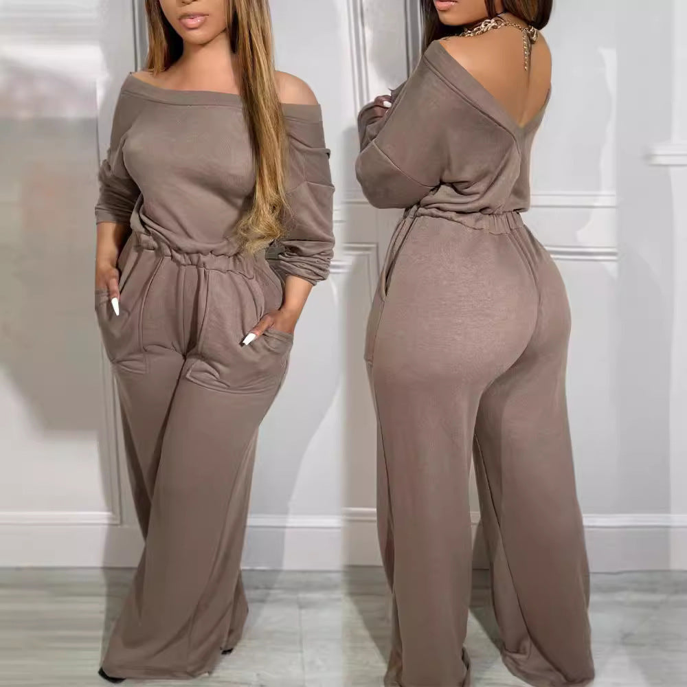 Off Shoulder Jumpsuit