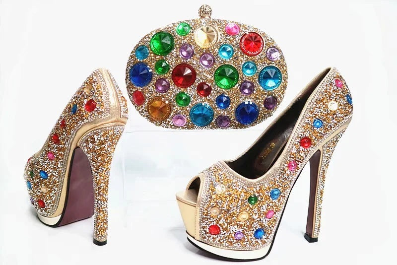 Stiletto Pointed Rhinestone Bag