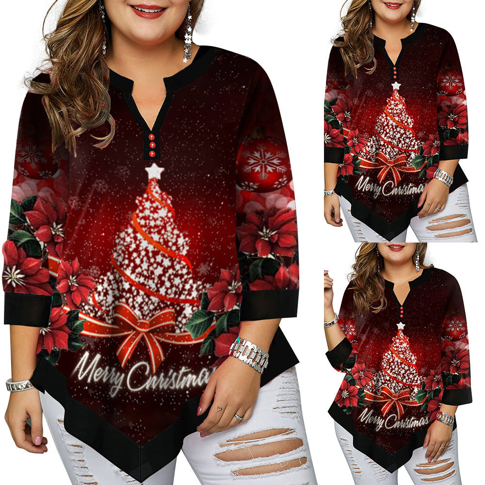 V-neck Christmas