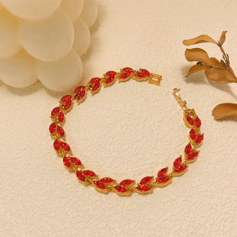 Simple Willow Leaf Bracelet