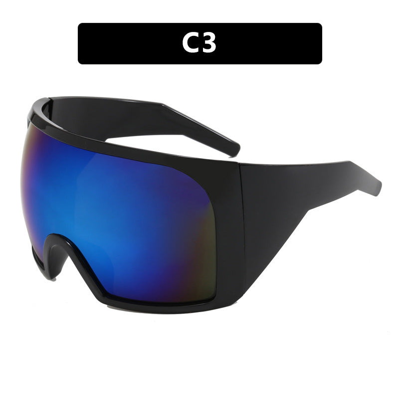 Large Rim Mask Sunglasses