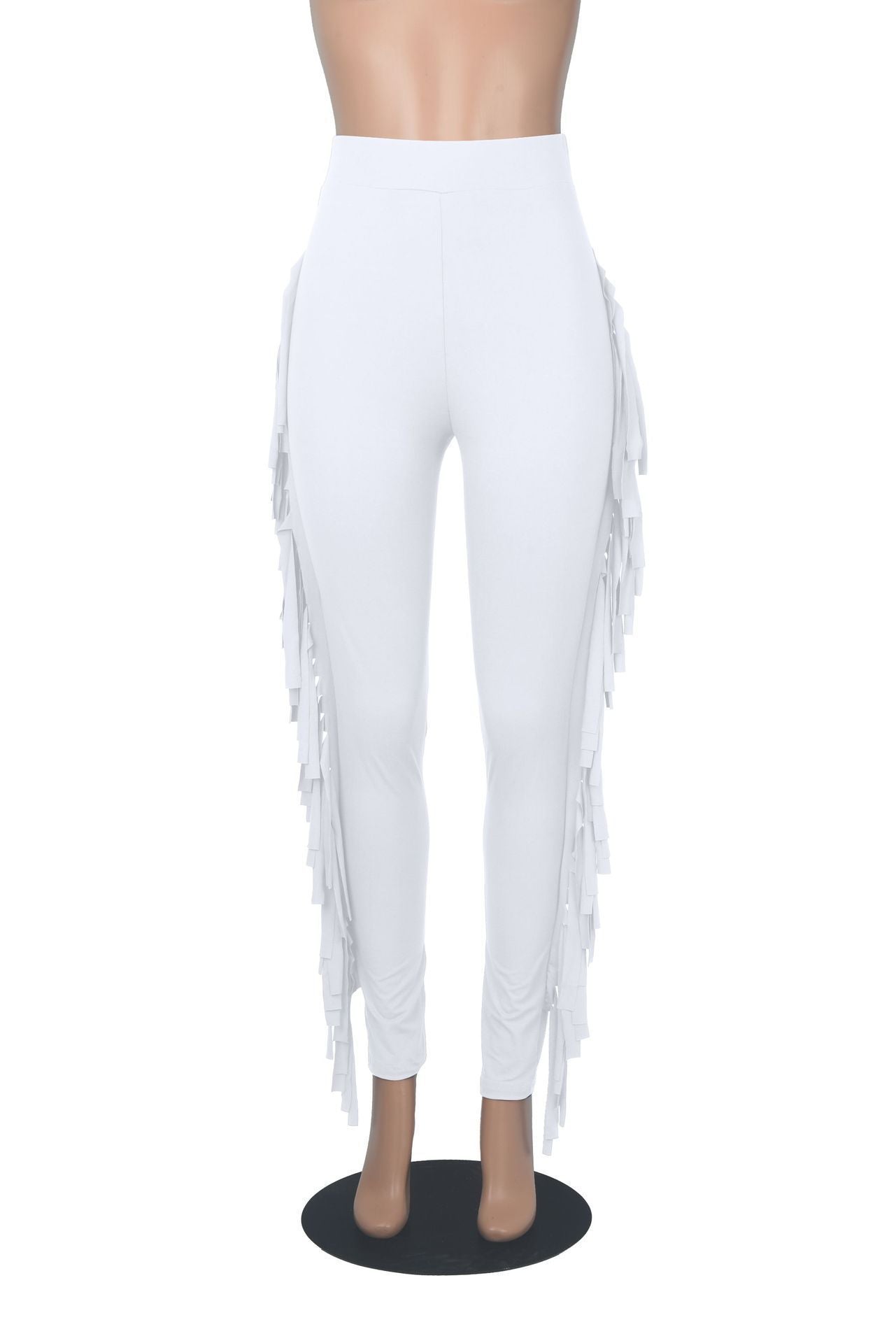 High Waist Tassel Pants
