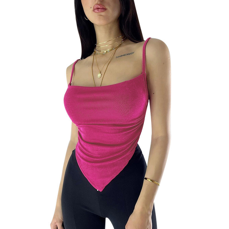 Suspenders Pointed Hem