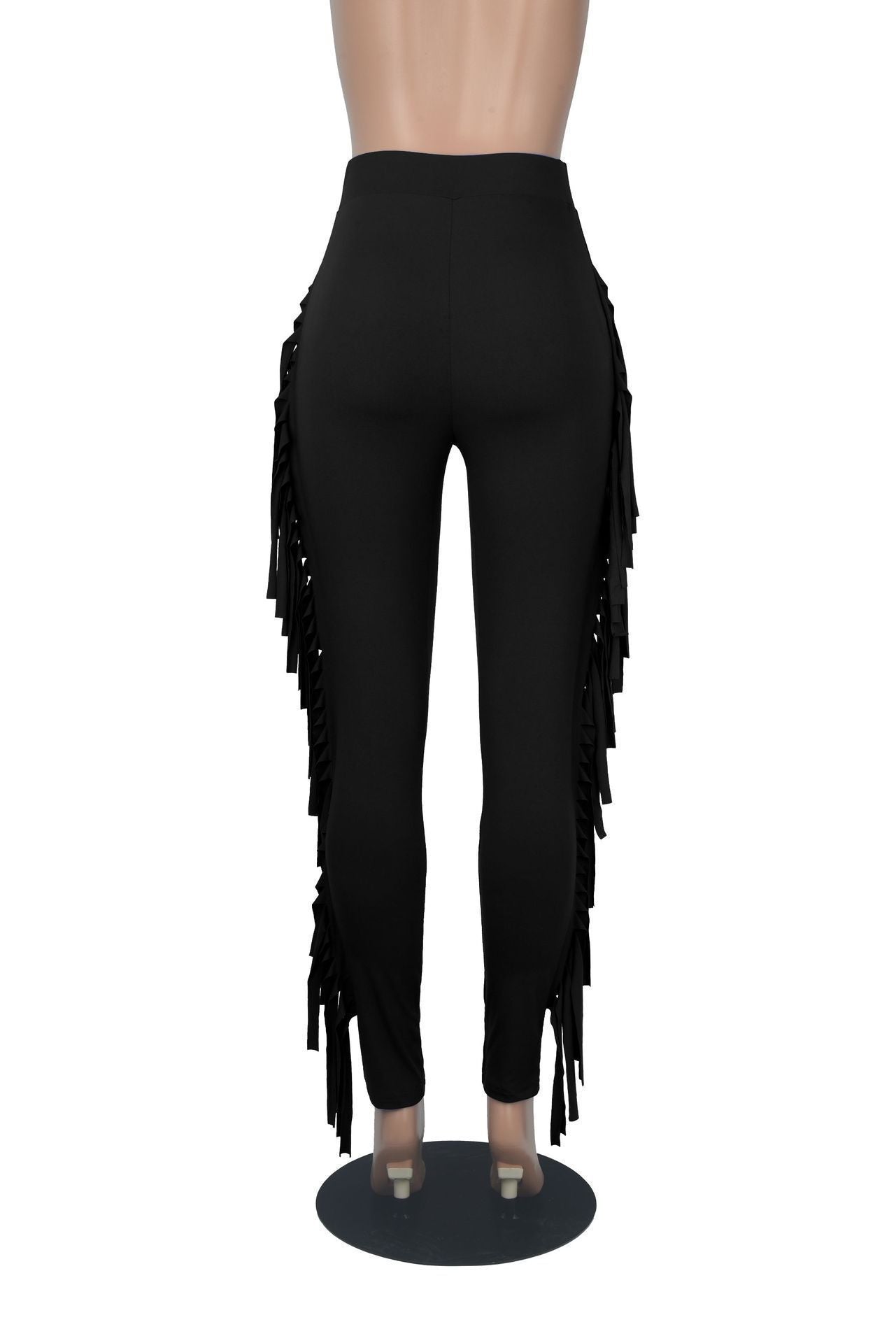 High Waist Tassel Pants