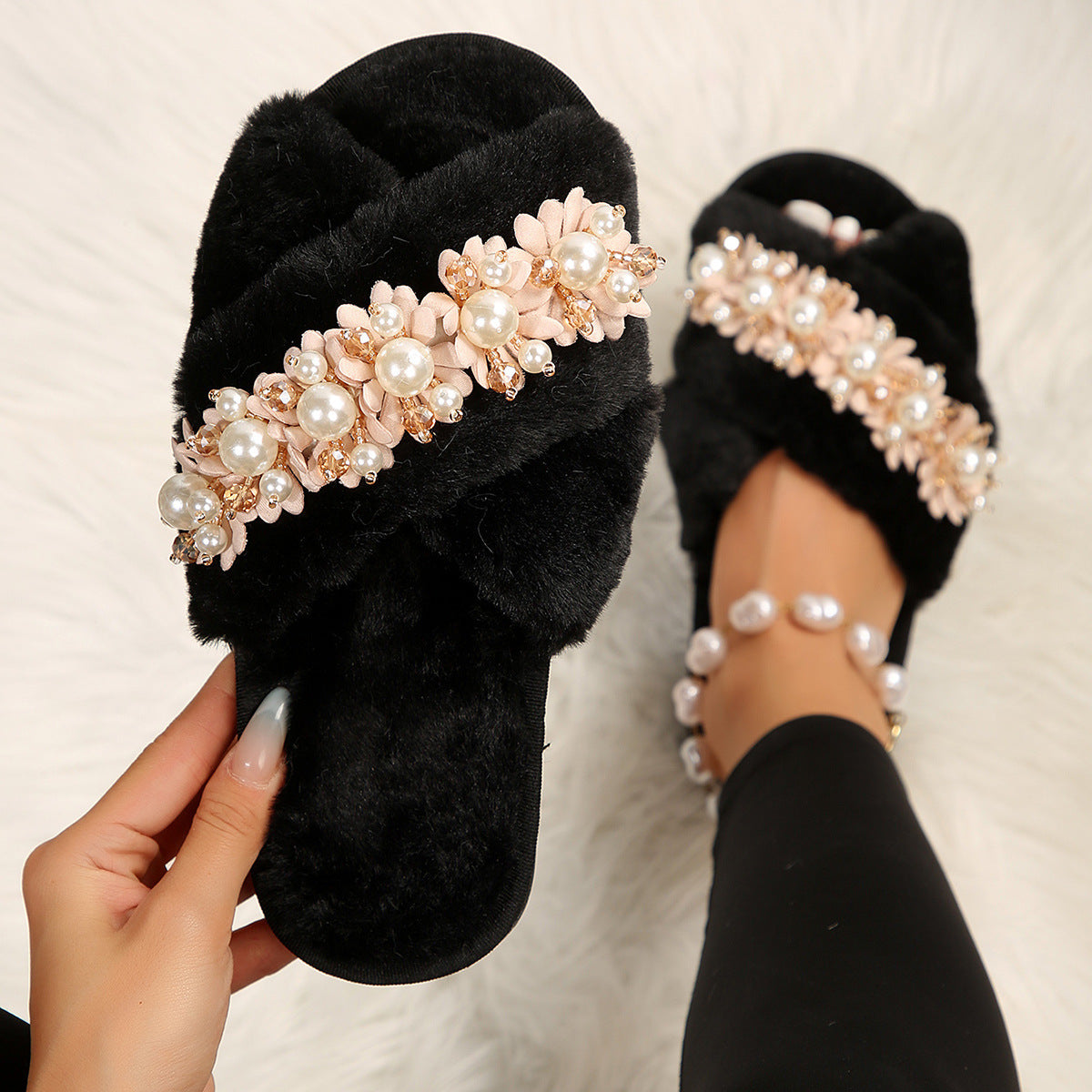 Pearl Style Slippers