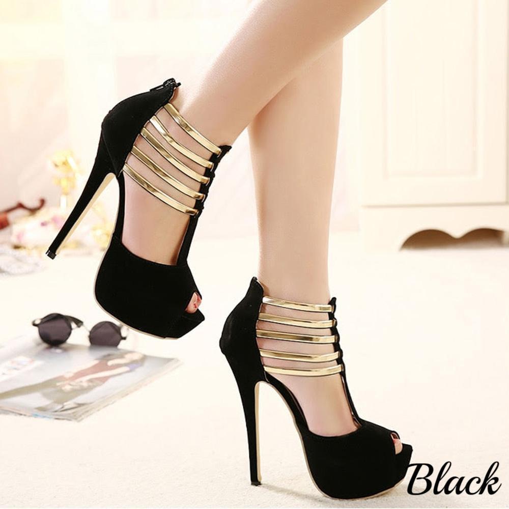 Strap Ankle Cuff Stiletto