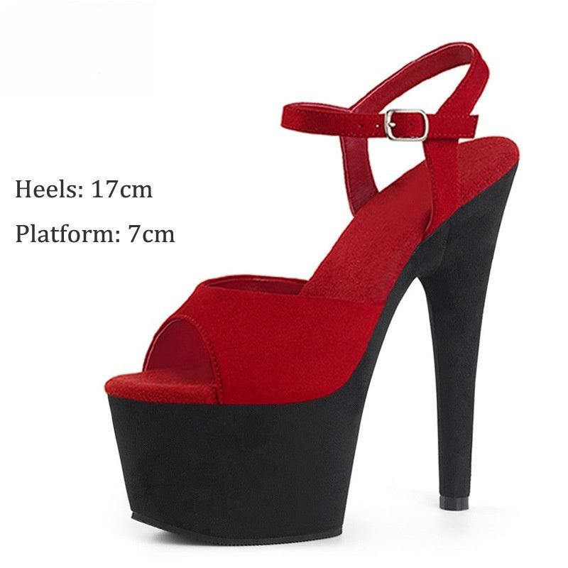 Suede Model Catwalk
