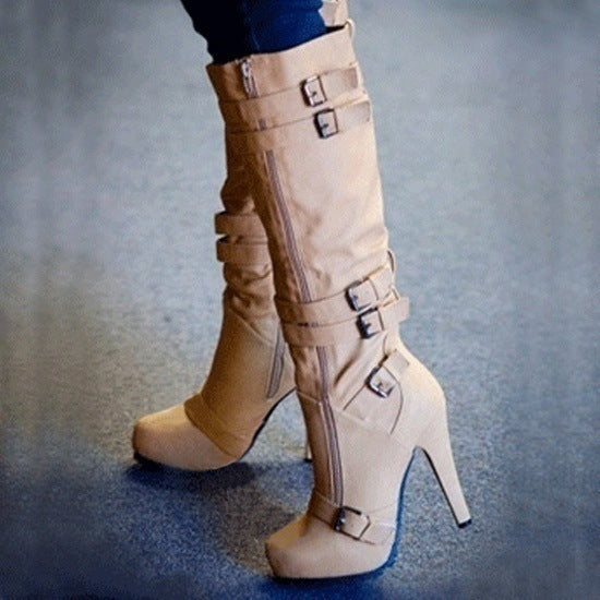 Fashion high-heeled platform