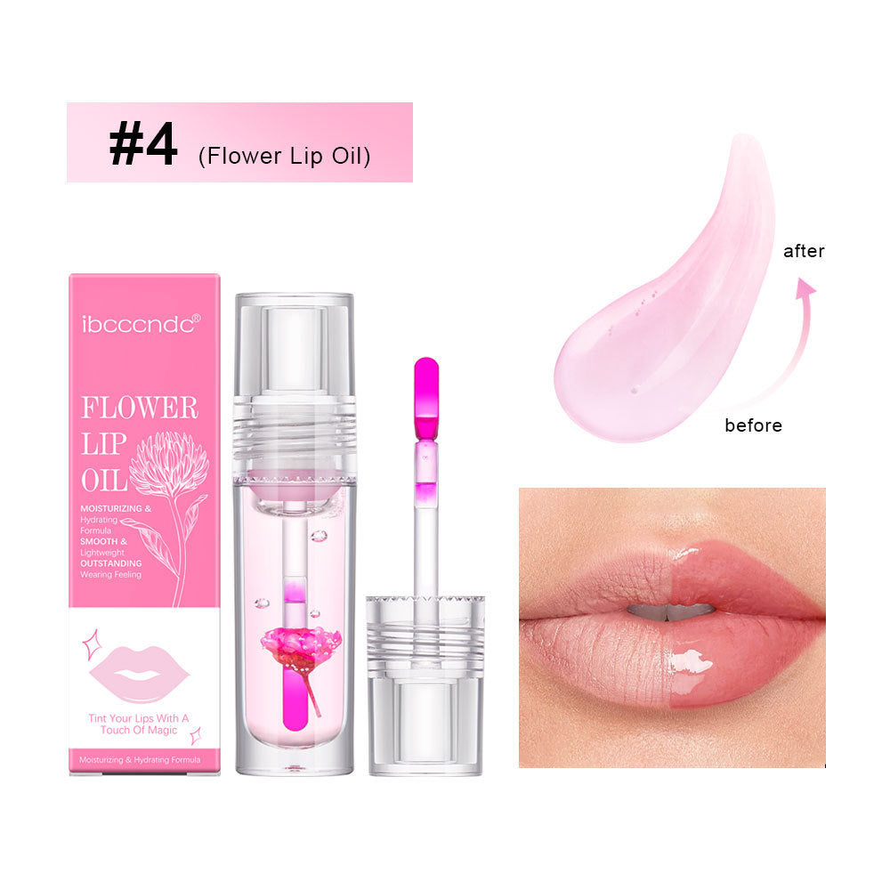 Flower Color Changing Lip Oil Moisturizing lip gloss
