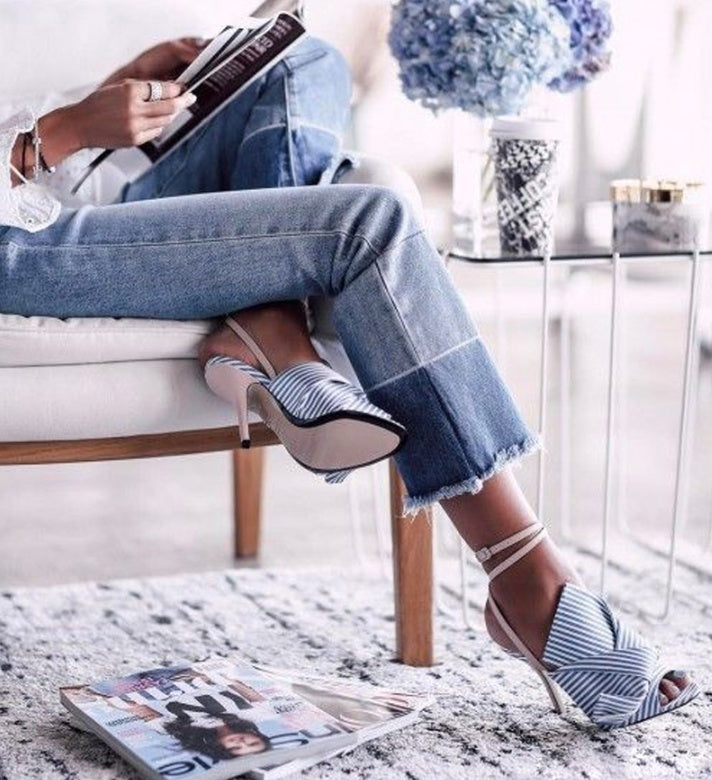 Big bow heels