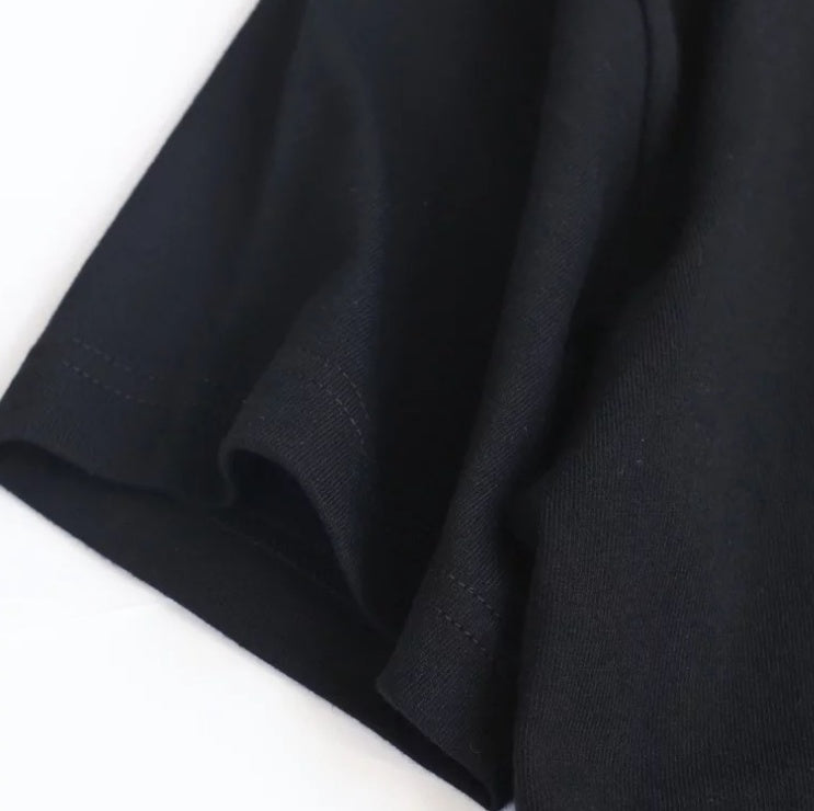 Casual White Black Gray T-shirt