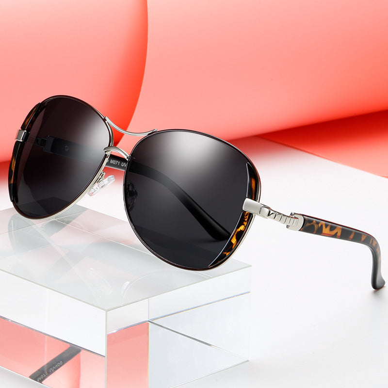 Large Frame Fashionable Sunglasses