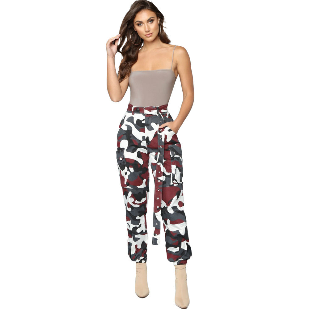 Camouflage Skinny Pants